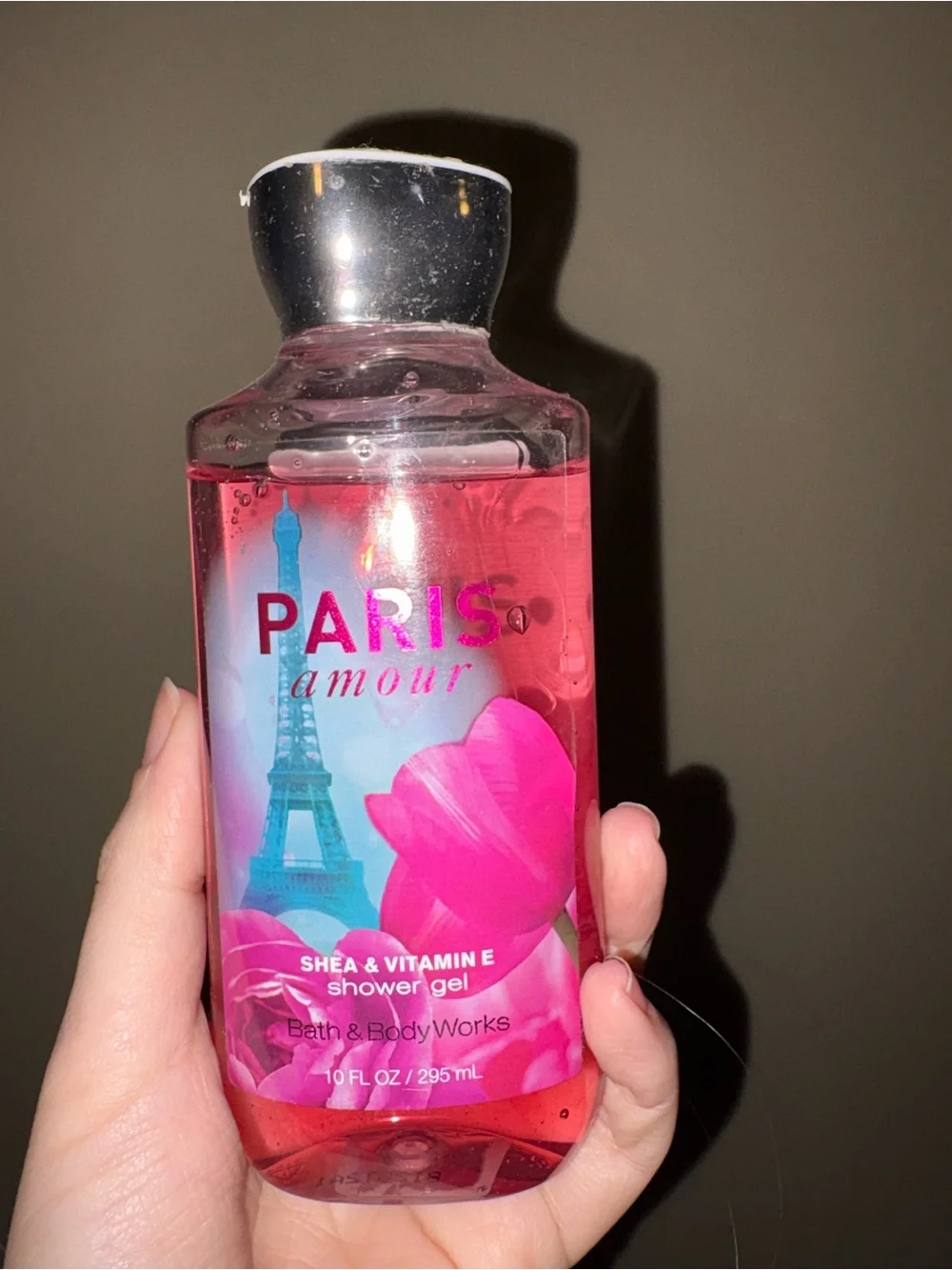 Bath & Body Works Paris Amour Pink Shower Gel Bottle